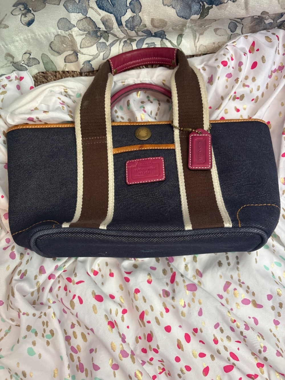Coach Women’s Denim Mini Tote - Picture 4 of 4